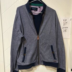 Ted Baker Bomber Jacket Retro Smart Casual Menswear Size 5  L/XL